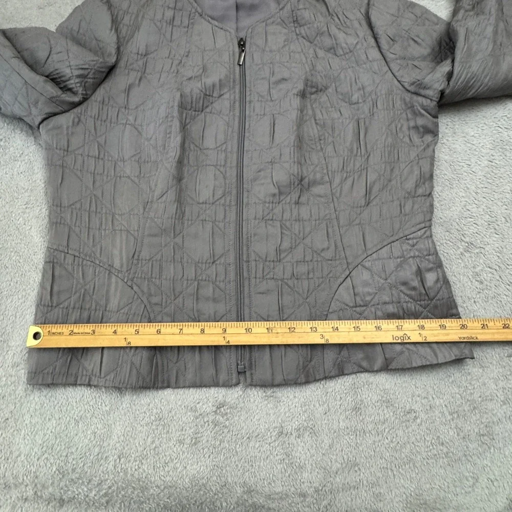 Kasper‎ NWT Women's Light Weight Dress Jacket Size PL Grey Full Zip